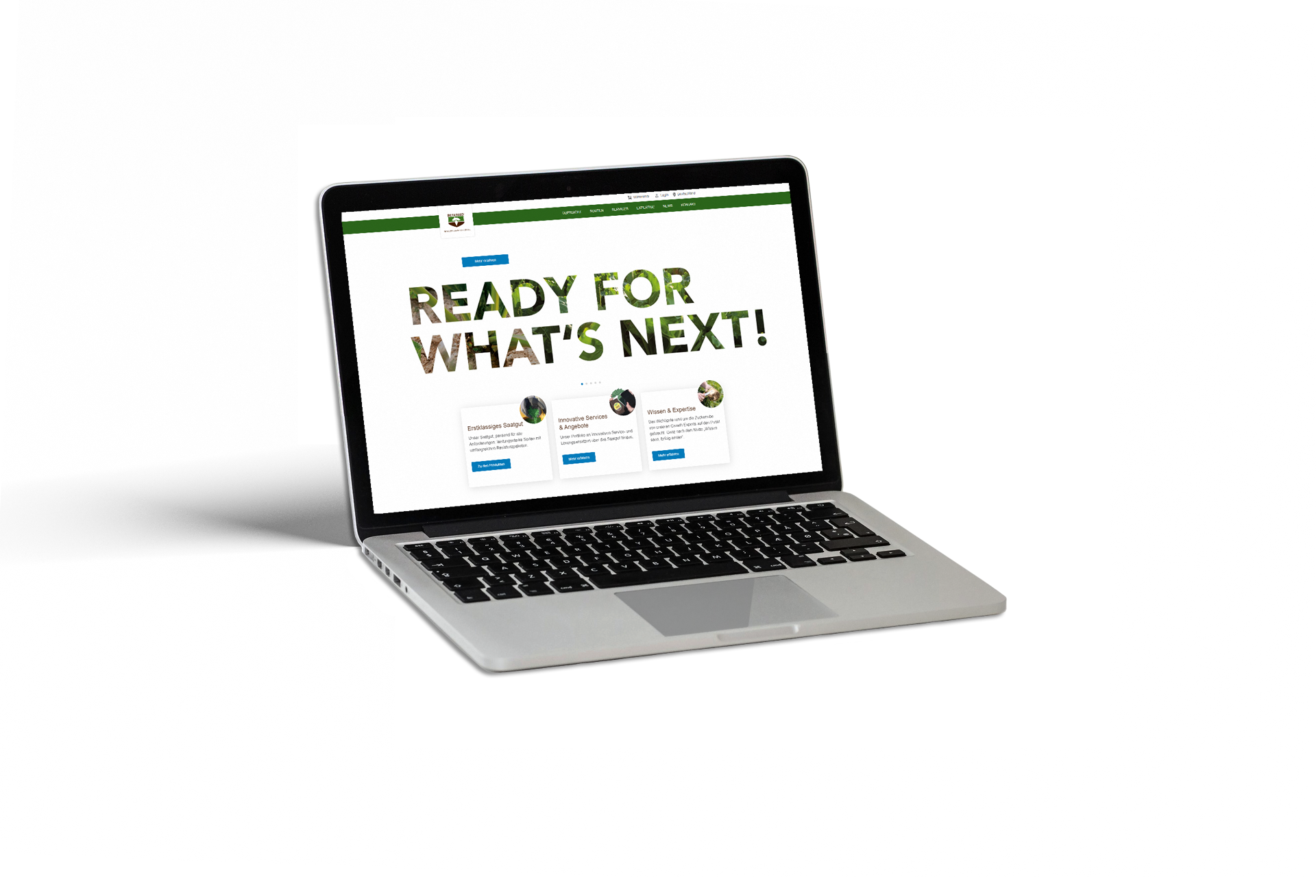 Screenshot of the Betaseed Website
