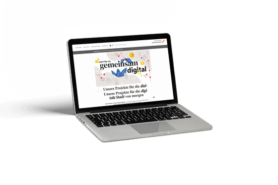 Screenshot der Webseite der Stadt Mönchengladbach