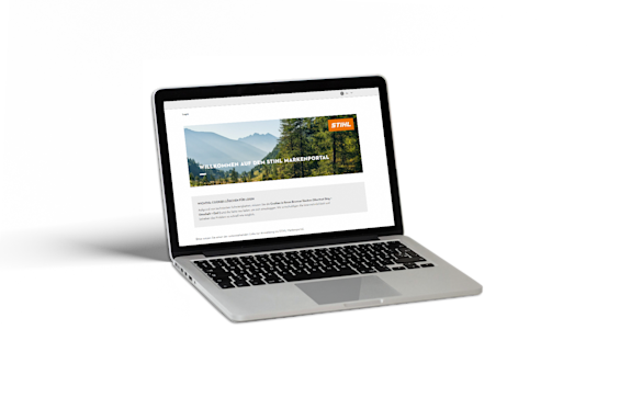 Screenshot of the STIHL Website Screenshot of the STIHL Website