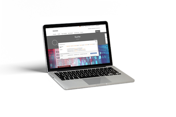 Screenshot der Wacker.com Webseite