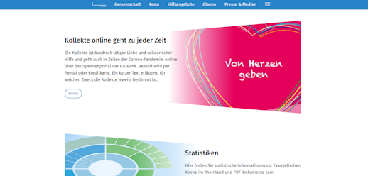 Snippet of the EKIR Website