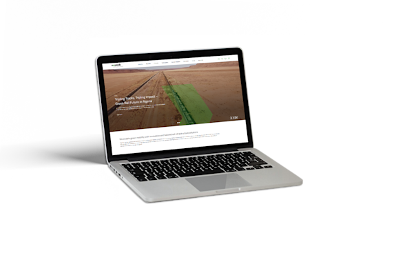 Screenshot of the Vossloh AG website
